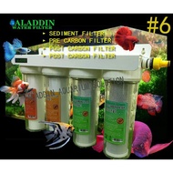 Aquarium Water Filter#6 /4-STAGE FOR AQUARIUM DESIGN  reduce Chlorine &amp; Water Aligment WATER FILTER /Water Filtration