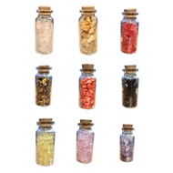 Crystals Stones Lucky Charm Amulet Cork Bottle