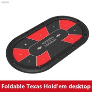 Foldable Texas Hold'em desktop Chip Chess Room Special Foldable Texas Poker Table