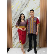 DRESS BORNEO SET COUPLE PREMIUM DEWASA CORAK SABAH / SARAWAK