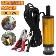 **包郵** [金色]12V直流小潛水泵 電動抽抽油泵 微型加油泵 [平行進口] ZZ0823