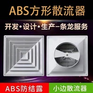 ABS Square Diffuser Air Outlet Louver Air Outlet Exhaust Outlet Air Outlet Cover Square Adjustable A