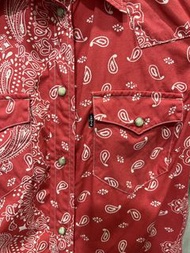 Vintage Levis  Red Bandana 紅色變形蟲復古襯衫