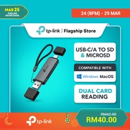 TP-Link UA430D 2-in-1 USB3.0 Type-C&A to SD MicroSD TF 3.0 Card Reader for PC Laptop