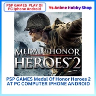 【PSP GAMES 】PSP Medal of Honor Heroes 2 PC Shooting Games Phone Game mest main kepada gamer