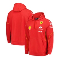 2026 Newest F1 Racing Hooded Sweat + Ferrari F1 Team Hoodie + Spring Men&Women Long Sleeve Coat