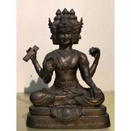 Bucha Phra Prom 5寸脚 No.549 Wat Khao Lam (Lp Kalong 庙) BE2562 Liminted 999 Pcs