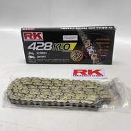 RK TAKASAGO CHAIN 415 X132 / 428 X132 KLO ORING GOLD