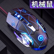 Silver eagle G15 Mechanical Gaming Mouse Silent Wired Computer Gaming Office Desktop Laptop Universa