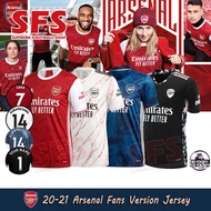 【SFS】Top Quality 20-21 Arsenal Soccer Football Jersey Jersi Home Away Third T-shirt Sports Jerseys Loose Fans Version  S-2XL