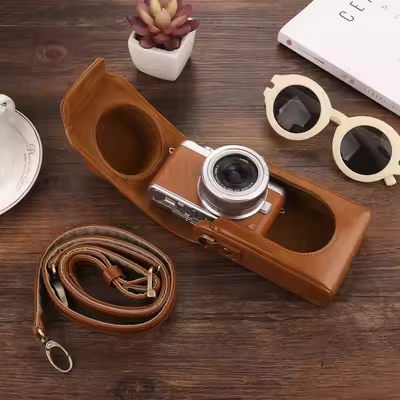 Full Body Precise Fit PU Leather Digital Camera case Bag box Cover for CANON SX170 SX160 EOS-M m1 M2