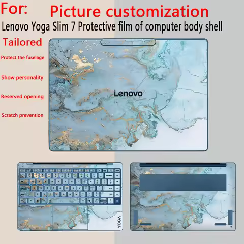 For Lenovo Yoga 9 2-in-1 14ILL10 sticker Slim 9 14ILL10 pattern customization Book 9i 13IMU9/IRU8 pr
