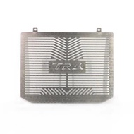 หม้อน้ำสแตนเลสมอเตอร์ไซค์ฝาปิดตะแกรงกระจังอุปกรณ์ปกป้องป้องกันสำหรับ Benelli TRK 502 TRK502 502X 201