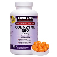 Kirkland Signature CoQ10 Coenzyme Q10 200mg 225 Softgels-Yibao Yongkang