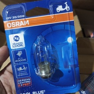 osram h6 lampu depan motor halogen bohlam matic bebek 35w 25w - 12 v - 35 watt cool blue