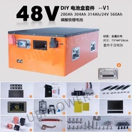 48V280/314Ah Lithium Iron Phosphate Camper RV Outdoor Power DIY Kit Without Inverter [Excluding Ship