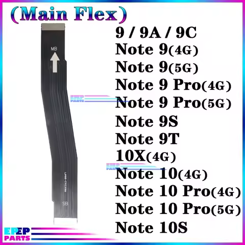 Main Board Flex for Xiaomi Redmi Note 9 9A 9C 9T 9S 10 10X 10S Pro 4G 5G Motherboard Antenna Connect