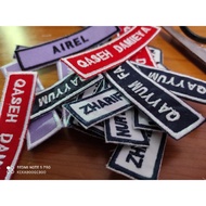 Name Tag Sulam (name tag)
