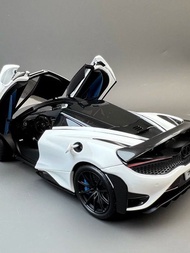 HPD 1: 18 McLaren 765LT McLaren Sports Car Simulation Alloy Car Model Collection