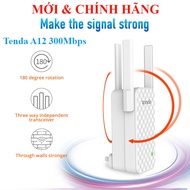 Tenda A12 wifi signal booster with 3 A9 antennas at 300Mbps speed increases wifi coverage area up to