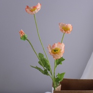 【SUPERSL】Poppy artificial flowers fake flowers wedding floral decoration plastic