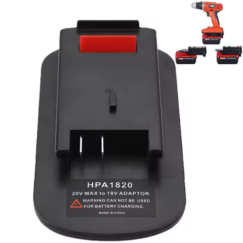 Adapter HPA1820 for Black & Decker 18V Tool To Converts for Black & Decker 20V Li-ion Batteries Into
