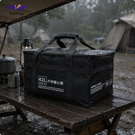 [Simhoa] Outdoor Storage Container Portable 42L Waterproof Camp Backpack Utility Bag for Hiking Trav