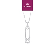 HABIB Diamond Necklace in (Safety Pin) 375/9K Gold 559970323