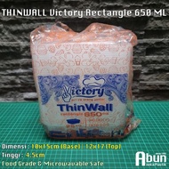 ready Thinwall 650 ML isi 25 pcs (DM) murah