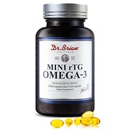 Dr.Brian Fish Oil Supplement 130 softgel, Highly Absorbed rTG Mini Omega 3 Fish Oil Capsule w EPA/DH