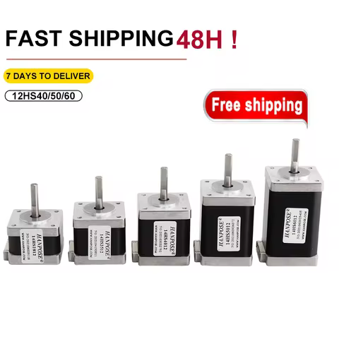 NEMA14 Stepper Motor 14HS4012 14HS5012 28 34 60MM heigh 4-Lead 1.2A 0.40N.M CNC Engraving Milling Ma