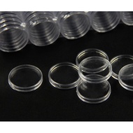 26MM Coin Protection Box Small Round 100 Pieces Pack~High Transparency~2 Euro Applicable~