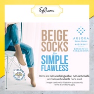 ezcharm Aulora Socks Soft Beige