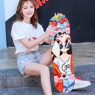 Scooter Girl Beginner Children Scooter 12 Years Old Scooter Female Scooter Adult Flashing Double Roc