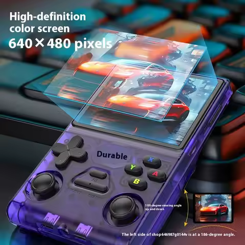 M37 Classic Game Console 64GB Linux 3.5-inch HD Output 20000+ Classic Games Portable Gaming device F