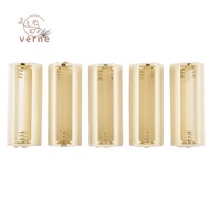 Flashlight Cylindrical 3 x AAA Battery Plastic Holder Box 5Pcs