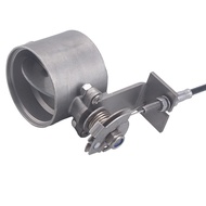 D7Hot- <br>Universal Motorcycle Modified Exhaust Pipe Valve Exhaust Pipe Muffler Parts