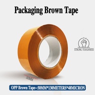 OPP Tape 130mx50MM | Packaging Sealing Brown Tape | Packaging Tape | Strong Tape