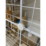 DIY Grid Connector (White) Used To Connect Grids Make Pet Cages. Shelves