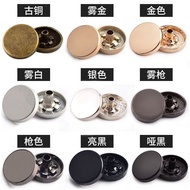 Metal Snap Button 503 High-End Coat Snap Button Down Jacket Round Concealed Button Snap Button Snap 