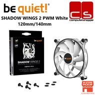 Be Quiet! SHADOW WINGS 2 PWM White Premium Chassis Fan - 120mm/140mm