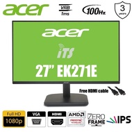 Acer 27" E271 75Hz 5ms / EK271E 100Hz 1ms IPS Monitor (HDMI/VGA)