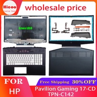 New Bottom Case For HP Pavilion Gaming 17-CD TPN-C142 Laptop LCD Back Cover Front Bezel Palmrest Hinges Air Outlet A B C D Shell