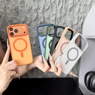 For Magsafe Magnetic Wireless Charge Phone Case For iPhone 17 Pro Max 15 Plus 16 Pro Max 16e 17e Air