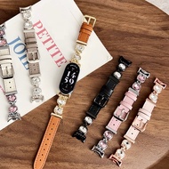 Cute Cat Diamond Leather Strap Compatible For mi band 9 Strap Beads mi band 8 / Smart Band 9 Strap R