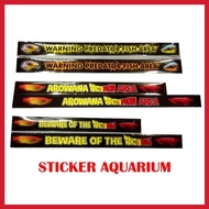 STICKER AROWANA IKAN CHANNA AQUARIUM FISH TANK 3FT / 4FT / 5FT / 6FT 3M HIGH QUALITY STICKER