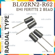 RH BL02RN2-R62 Radial Ferrite Bead Inductor BL02RN2 R62