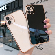 Casing Huawei Nova 8i 7se 7i 3i 5T 7 8 Pro Y7 Pro 2019 Y8P Y9 2019 Case Luxury Square Plating Soft Silicone Cover