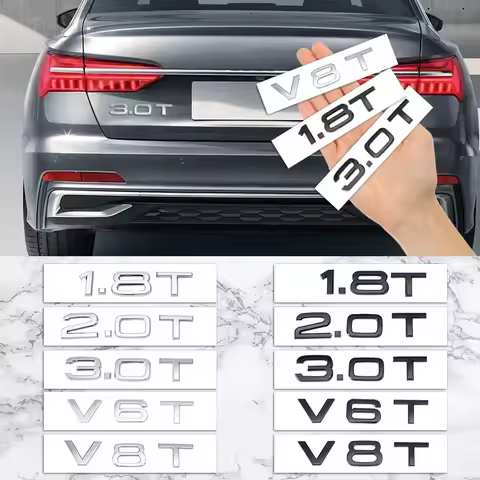 3D ABS Car Sticker Rear Trunk Logo Badge Sport Edition Emblem For Audi TT Q3 Q5 Q7 A4 A5 A6 A7 A8 1.