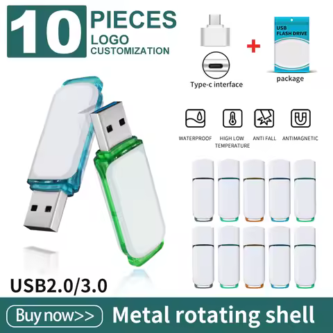 Zsuit 10pcs/lot 64GB USB Flash Drive 4GB 8G 16GB Pen drive 32GB Flash U disk Pen Drive 3.0/2.0 USB 6